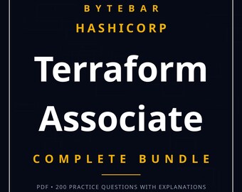HashiCorp Terraform Associate (004) Complete Bundle | Study Guide + Practice Exam PDF Download