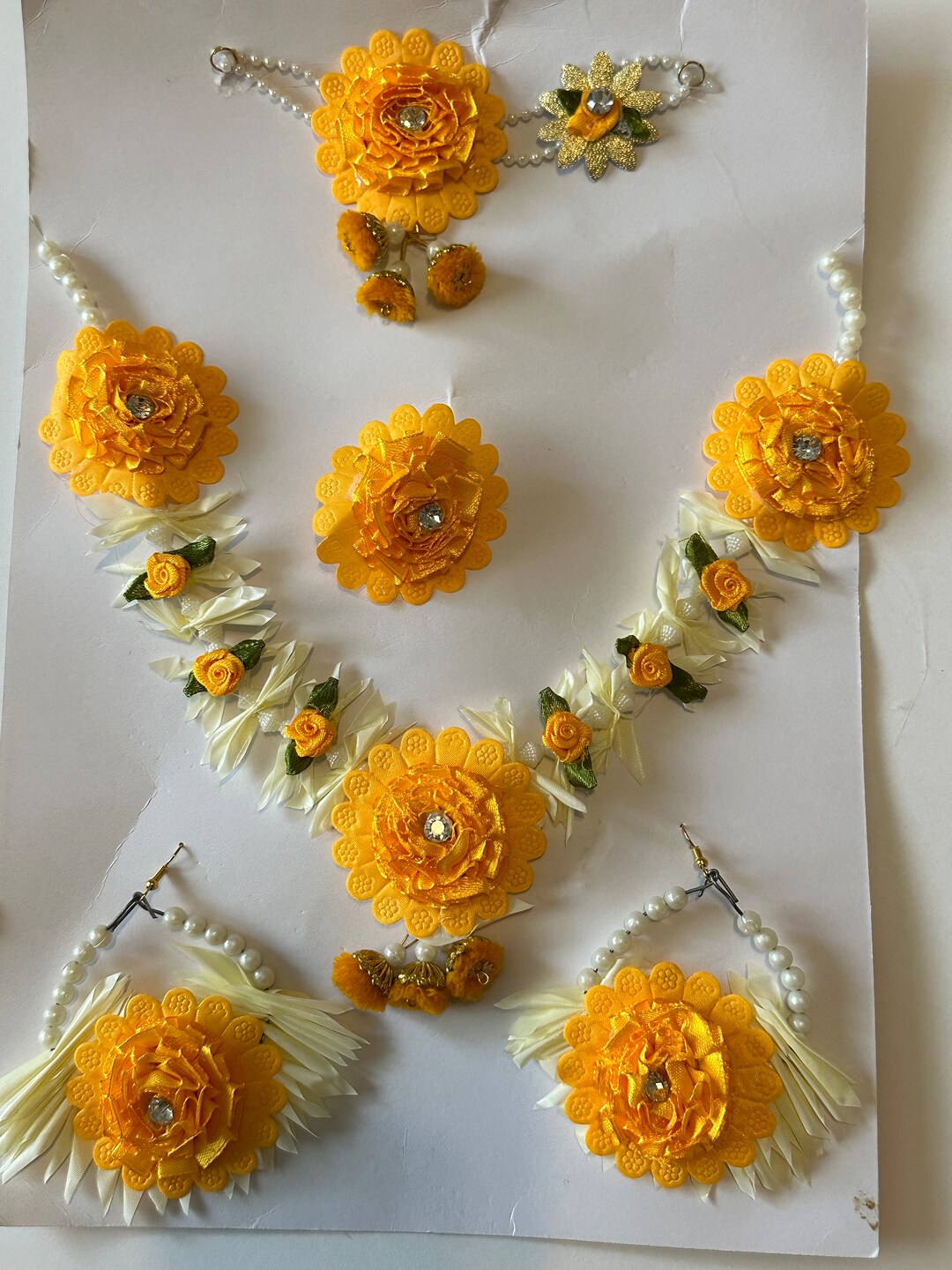 Artificial Flower Jewelry Etsy