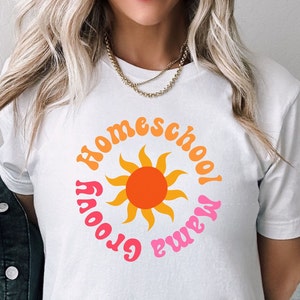 Homeschool Mom T-Shirt, Homeschool Mama Shirt, Homeschooling Tee, Gift for Homeschool Mom, Cute Retro Homeschool Shirt, Homeschool Weird