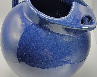 Early Vintage McCoy Cobalt Blue Pitcher