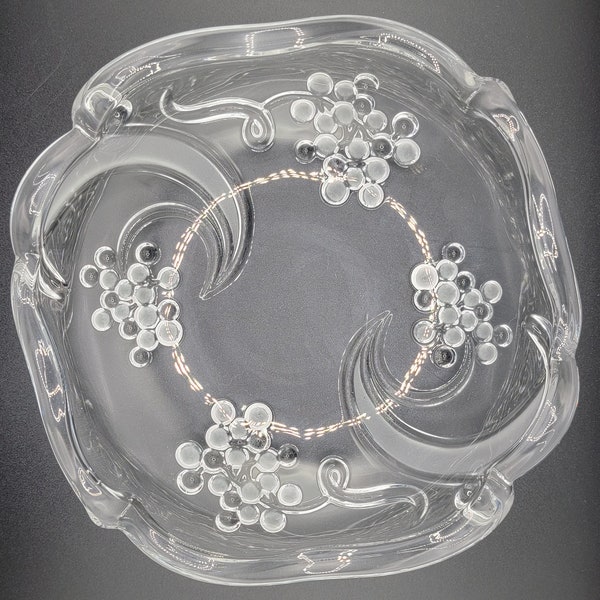 Mikasa Fortuna Collection Crystal Bowl, 7.5" diameter