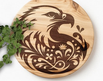 Eagle SVG: Laser Engraving Cut File (PDF)