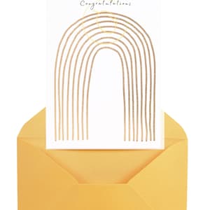 Afdrukbare felicitatiekaart, regenboogkaart, digitale afstudeerkaart, promotiekaart, gefeliciteerd cadeau, Instant Download PDF