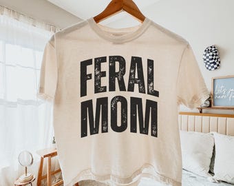 Camiseta corta de mamá salvaje, camiseta divertida para mamá, camiseta de mamá caótica, camiseta de mamá atrevida, camiseta estética para mamá, camiseta moderna para mamá, camiseta gráfica retro para mamá, regalo para mamá