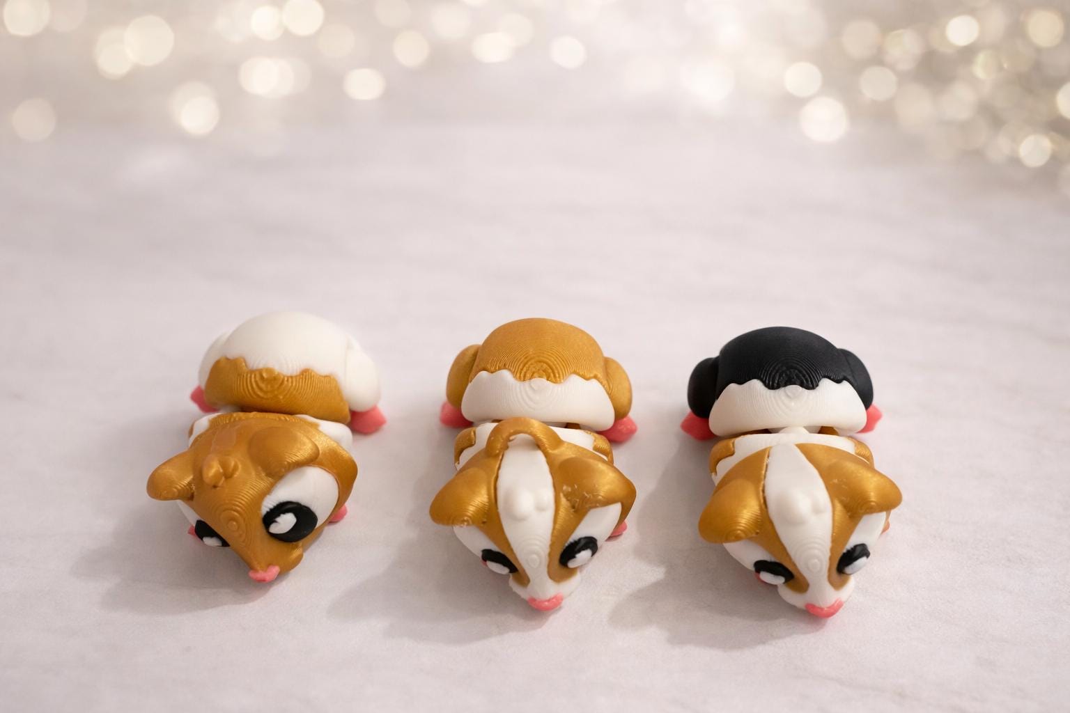 Curated visual reference: Mini Hamster Playsets For Apartments Reference: 3D Printed Hamster Playset Kawaii Animal Desk Decor