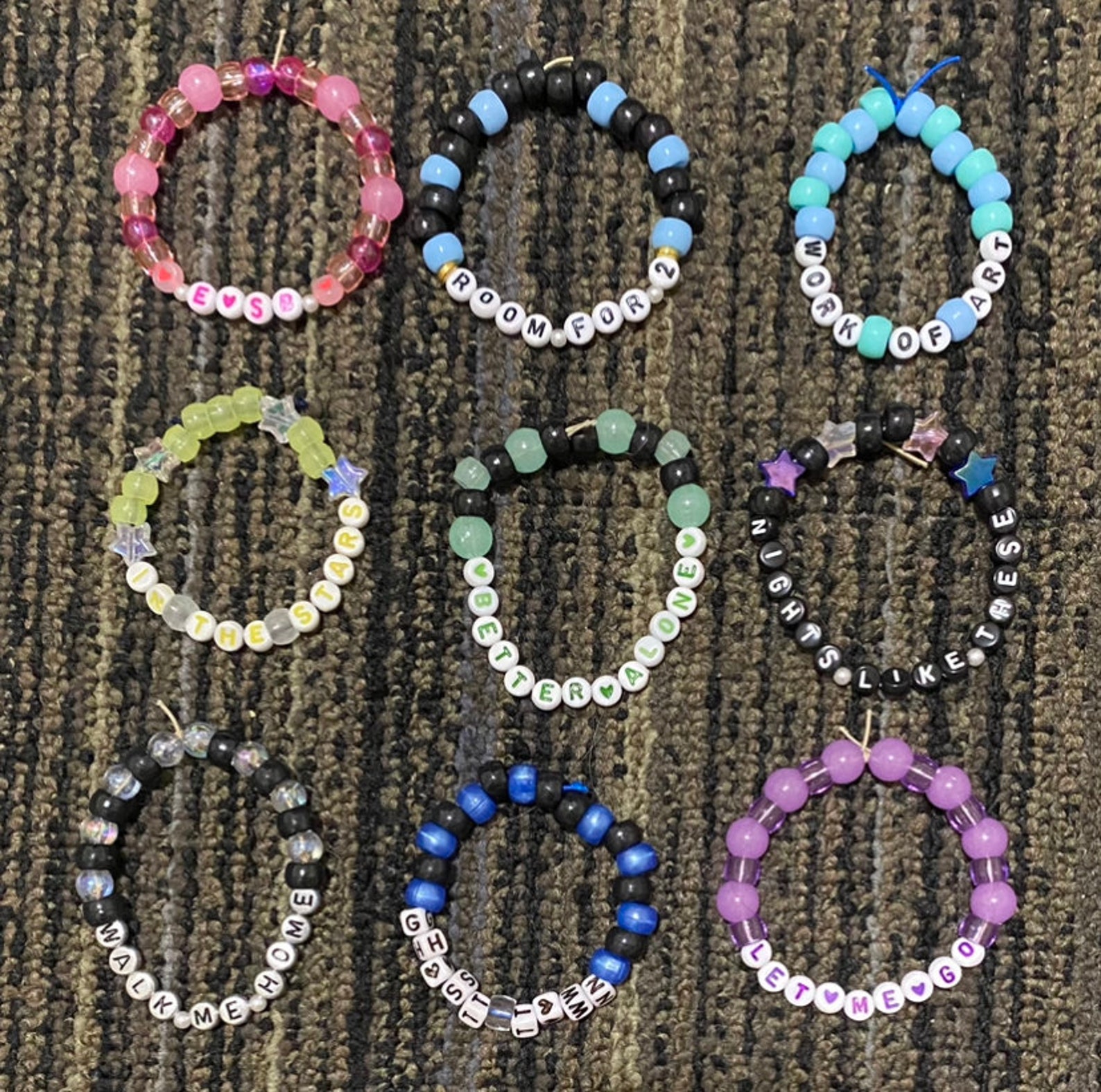Benson Boone walk Me Home Bracelets Etsy