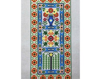 Silk Garden, A Cross Stitch Sampler Pattern