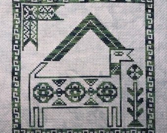 Prickly Ram, A Cross Stitch Sampler Pattern