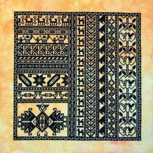 Bivas Sampler, a Cross stitch Pattern