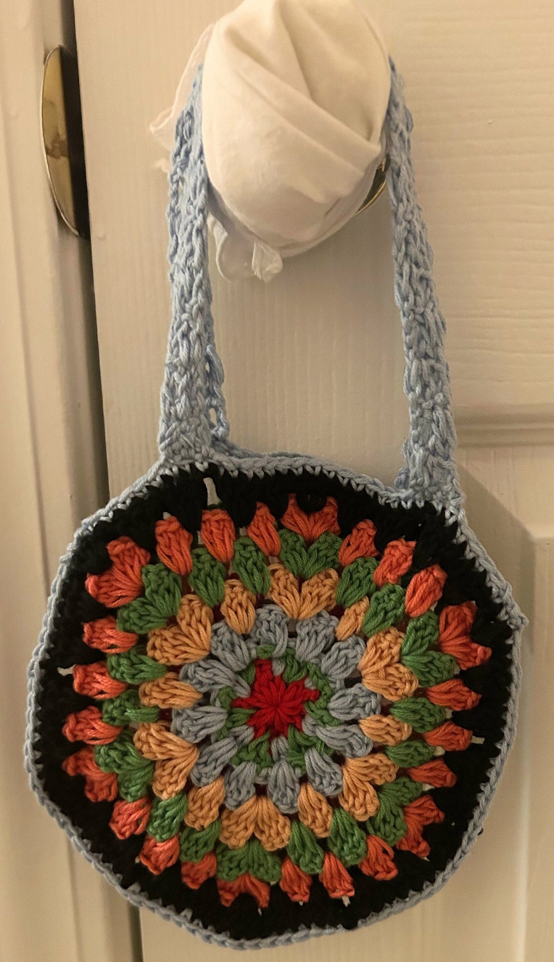 Door Knob Bag Flower Garden Etsy