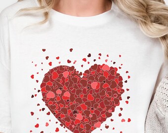 3D Hearts Valentines Day Shirt, Cheetah Print Heart Shirt
