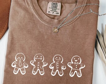 Christmas Gingerbread Shirt, Christmas Cookies Shirt, Gingerbread Christmas Shirt, Christmas Gift, Womens Christmas Shirt, Holiday Shirt