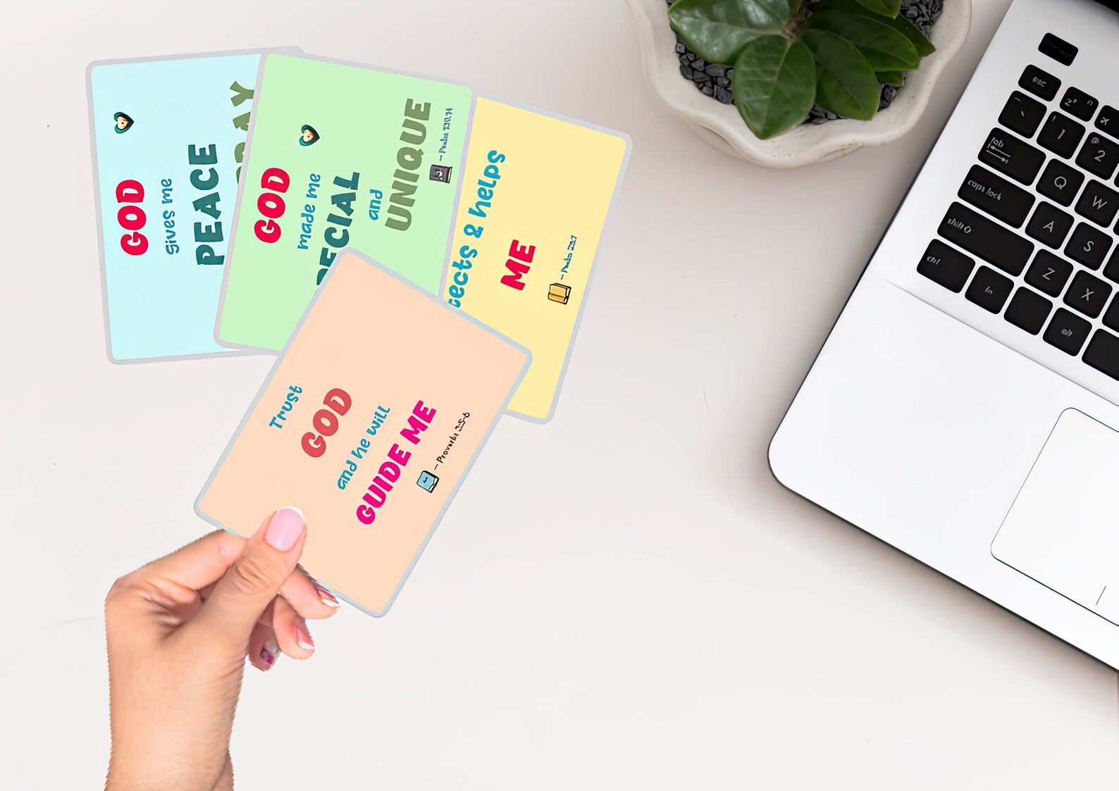 Printable Bible Verse Flashcard Christian Scripture Etsy