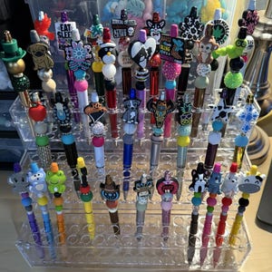 Rhinestone, Silicone, Focal, Beaded Pens