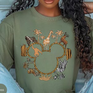 Disney Animal Kingdom Shirt Mickey Ears Animal Kingdom Tee Family Disney Trip Disney World Family Matching Shirt Disney Family Safari Shirt