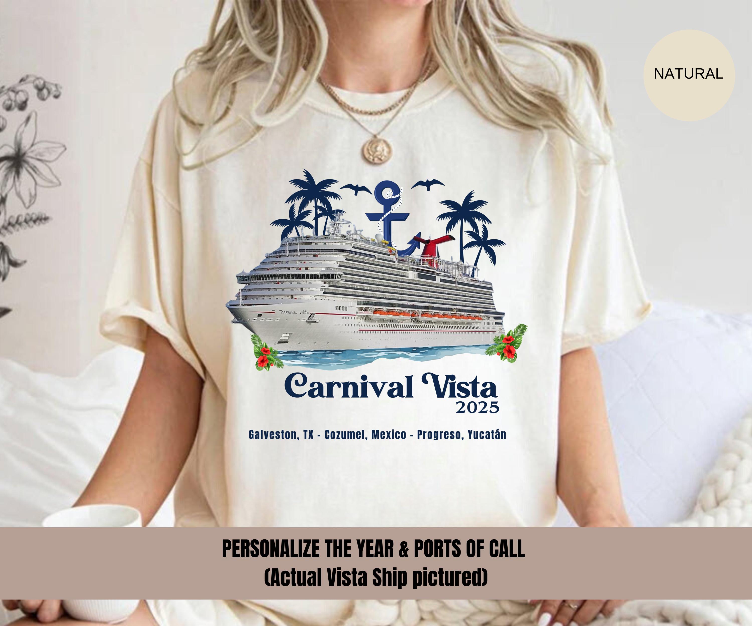 Carnival Vista Custom Carnival Cruise Shirt For Family Vacation Cruising Gift For Family Matching Cruise T-Shirt Group Cruise Trip