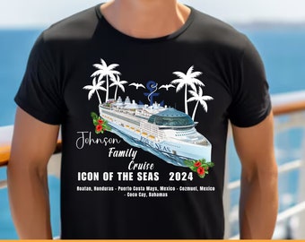 Icon Of The Seas Royal Caribbean Family Vacation Cruise Shirt For Cruising Gift For Family Matching Cruise T-Shirt For Group Cruise