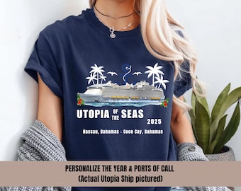 Utopia Of The Seas Royal Caribbean Cruise Shirt Family Vacation Cruise TShirt Cruising Gift For Family Matching Cruise T-Shirt Group Cruise