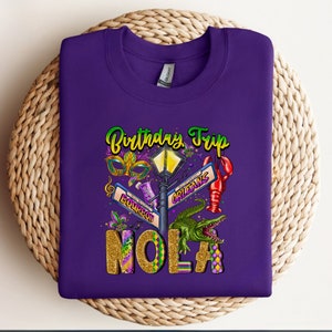 New Orleans Birthday Trip Shirt For New Orleans Party Nola Girls Trip T-Shirt For Nola Birthday Vacation T Shirt For Birthday Squad T Shirts