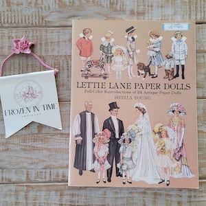 Vintage Lettie Lane Paper Dolls – Classic Cutout Doll