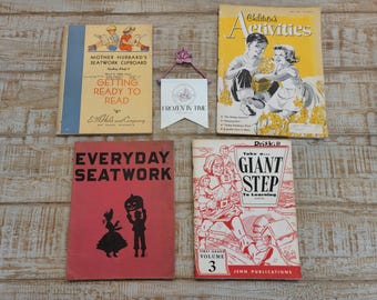 Lot of 4 Vintage Teaching Books – Learning, Seatwork & Activities