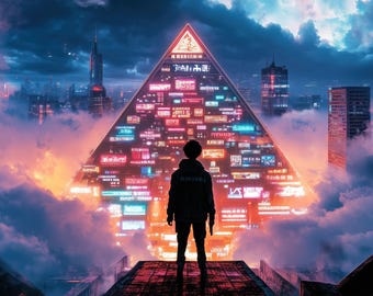 Cyberpunk City Wallpaper – Neon Futuristic 4K Art (Digital Download)