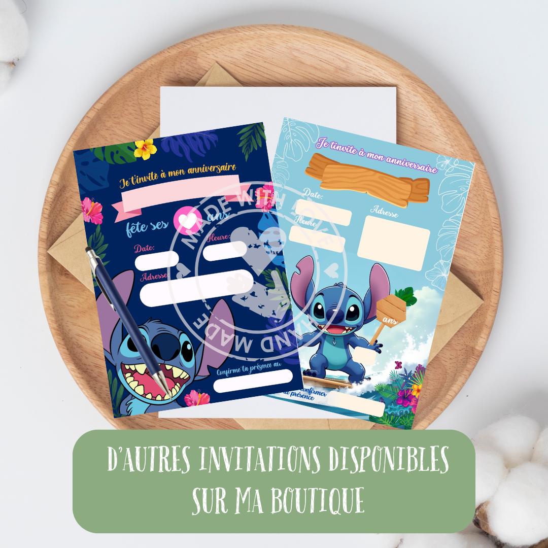 Carte invitation fete enfant francais - Invitation fete enfant francais avec enveloppes (lot de 15 cartes et