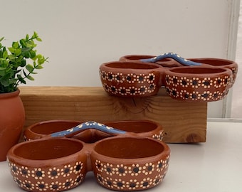 Vintage Mexkcan Snack Tray: Appetizer party tray