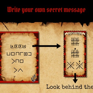 Escape Game Decoder Set I PIRATES EDITION I DIY Escape Room Secret ...