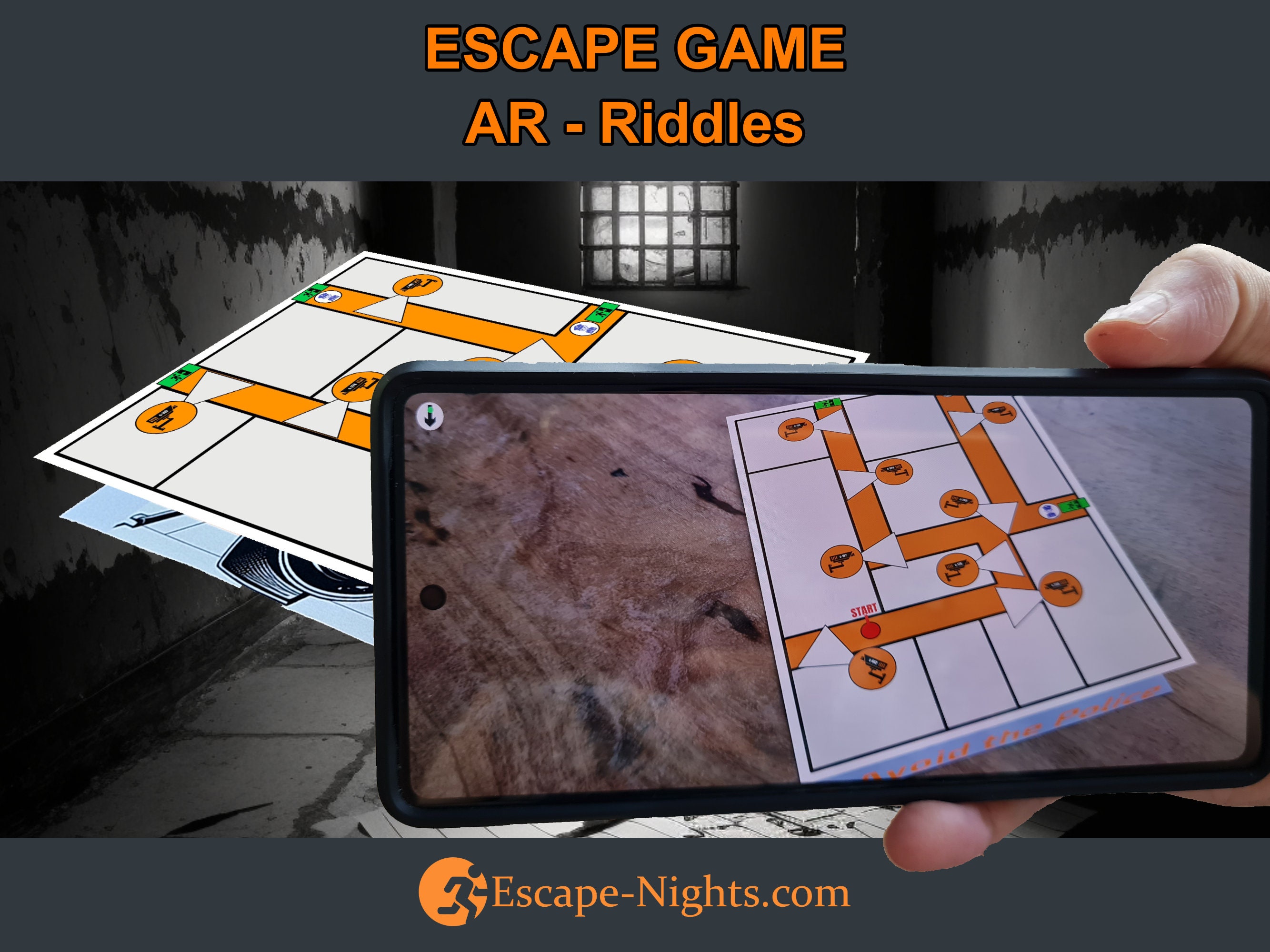 ESCAPE GAME Printable Escape Room I Prison Break I DIY Printable Escape ...