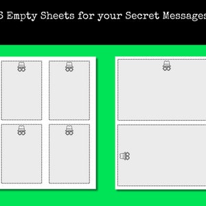 Escape Game Decoder Set, SPY Edition, DIY Escape Room Secret Codes ...