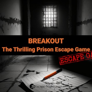 ESCAPE GAME Printable Escape Room I Prison Break I DIY Printable Escape Adventure I Digital and Physical Experience