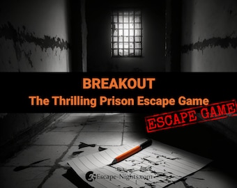 ESCAPE GAME Printable Escape Room I Prison Break I DIY Printable Escape Adventure I Digital and Physical Experience