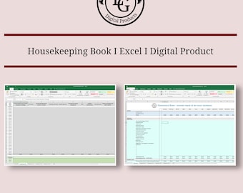 Digital Budget Planner I Personal Finances Expense Tracker I Template I EXCEL Digital File Instant Download I Excel Spreadsheet in English