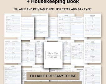 Just in Case Binder | End of Life Planner | Emergency Binder Printable | Death Planner PDF | In Case of Emergency Organizer I A4 + Letter