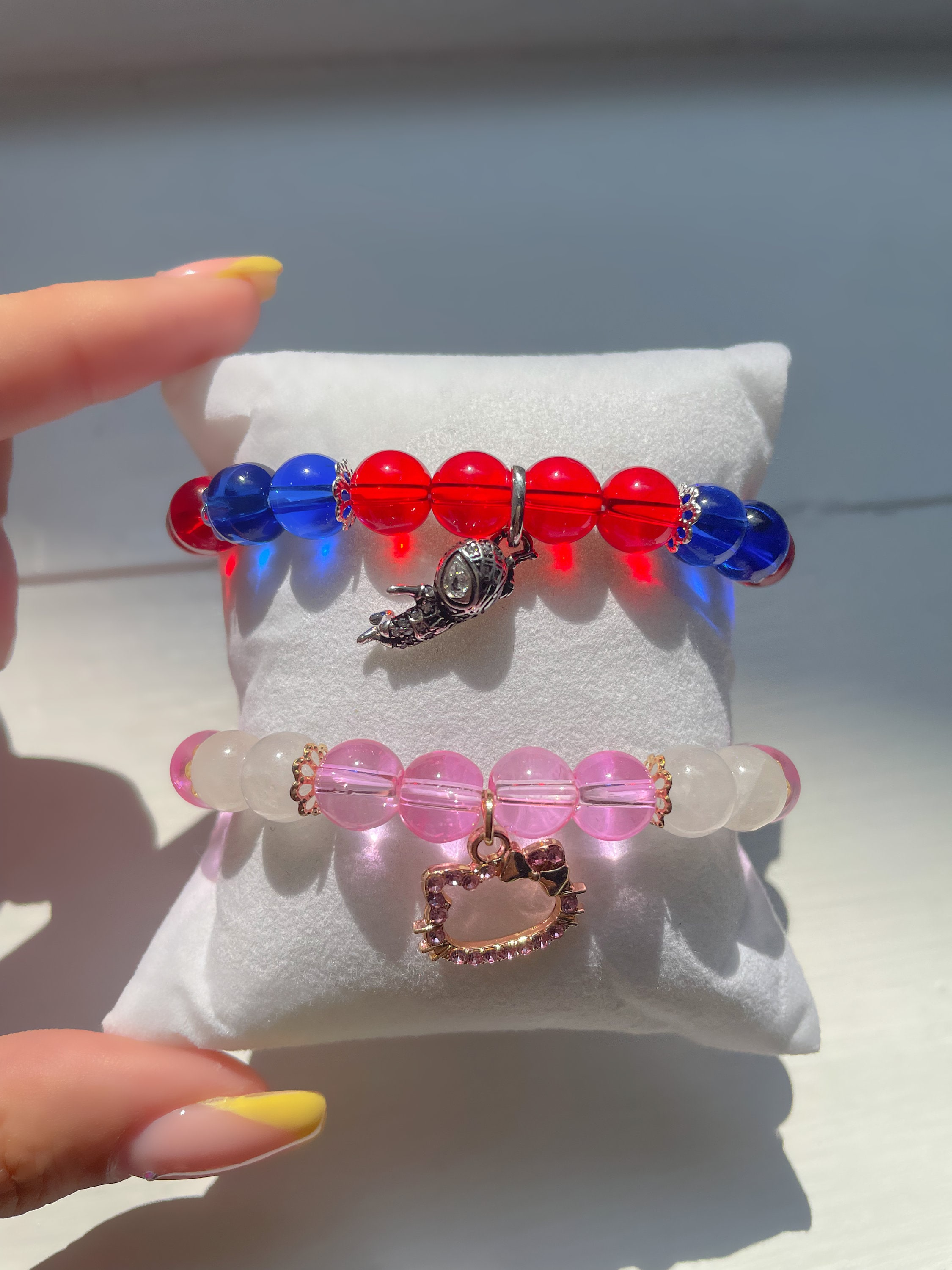 cute matching bracelets 💕 hello kitty and spider man #hellokitty #spi, Matching Bracelet