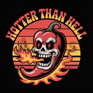 Hotter Than Hell - Etsy