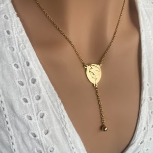 18k Gold Mary necklace Mother Mary necklace Dainty Virgin Mary necklace Religious jewelry Christian Necklace Blessed mother necklace