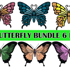 Butterflies Clipart, Butterflies Clipart, Butterflies PNG, Butterfly Bundle Illustrations, Commercial Use Butterflies, Butterfly