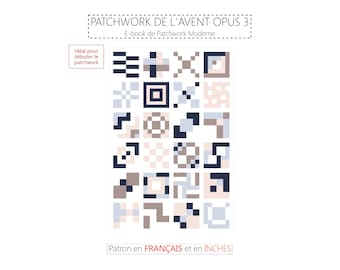 Advent Patchwork 2024 - Patchwork Pattern PDF in French