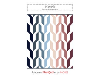 Pompéi - Patron Patchwork PDF en Français