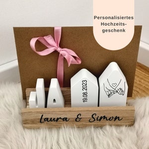 Hochzeitsgeschenk personalisiert I Hochzeitsgeschenk Geldgeschenk I Kartenhalter I Geschenk Hochzeit Geld I Geschenkverpackung Hochzeit