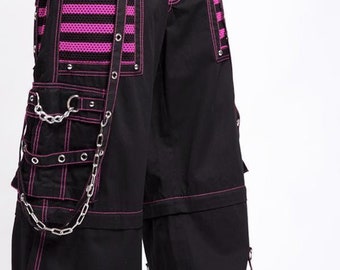 Gothic Cargo Pants Wide Leg Cargo Pants | Streetwear | Gothicwear | Harajuku | Punkwear | Techwear | Grunge