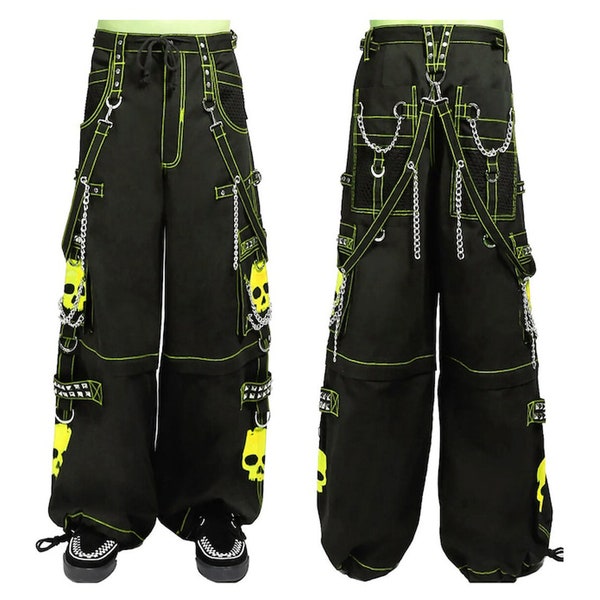 Super Skull Gothic Cyber Chain Goth Jeans Punk Rock Pants