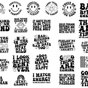 Groovy Svg Bundle Boho Svg Hippie Svg Aesthetic Svg - Etsy
