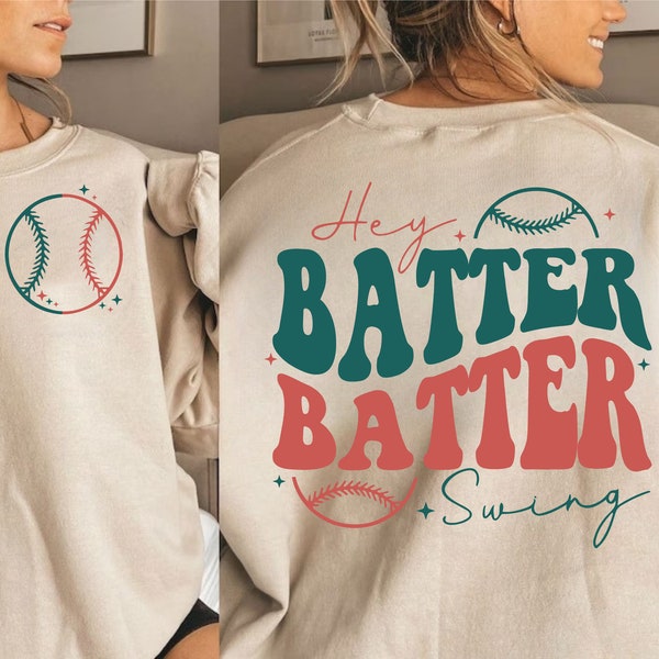 Hey Batter Batter Swing Svg, Baseball Mom Svg, Retro Baseball Png, Groovy Baseball Svg, Baseball Season Svg, Baseball Shirt Svg