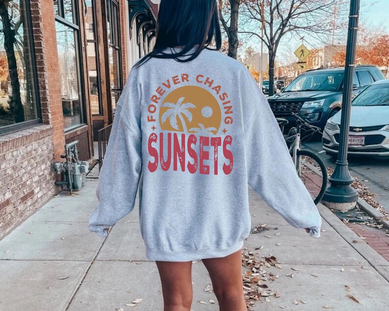 Forever Chasing Sunsets SVG PNG Retro Summer Svg Retro Beach - Etsy