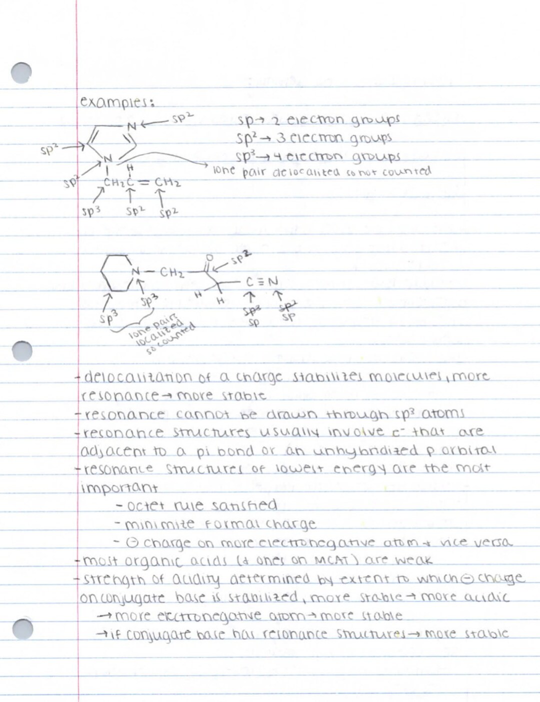Princeton Review MCAT Organic Chemistry Review Notes Etsy