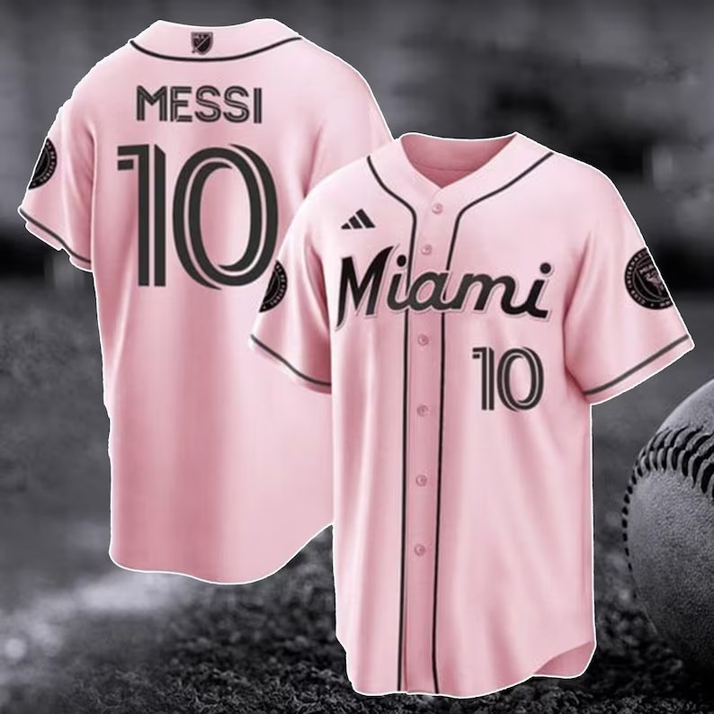 Lionel Messi 10 Baseball Jersey Messi International Major 