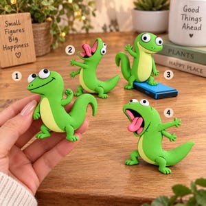 Divertido juguete antiestrés con forma de lagarto que se mueve, lagarto con resorte impreso en 3D, juguete de escritorio con forma de lagarto, juguete antiestrés sensorial para TDAH, decoración divertida para el escritorio de la oficina, regalo para fiestas